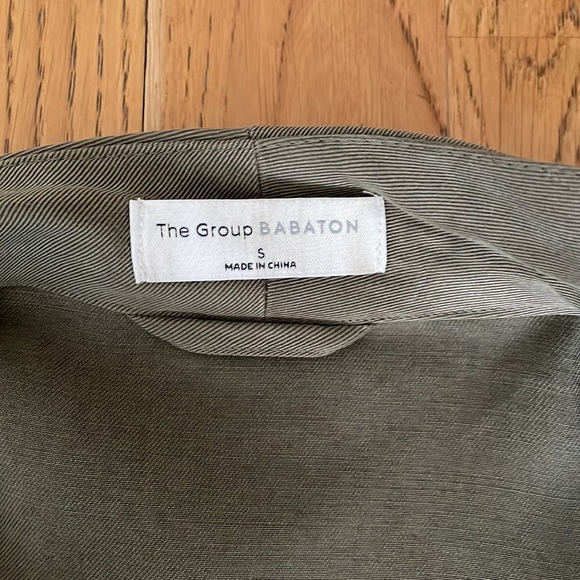 Aritzia Babaton Calipso Jacket Olive Green (size small) - Picture 3 of 5